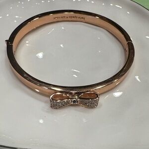 Kate Spade Rose Gold Bow Bangle